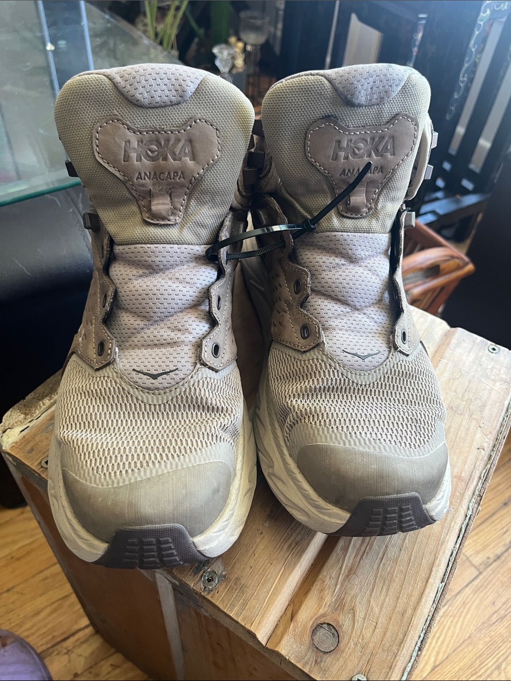 Hoka Anacapa Trail Sneakers in Taupe